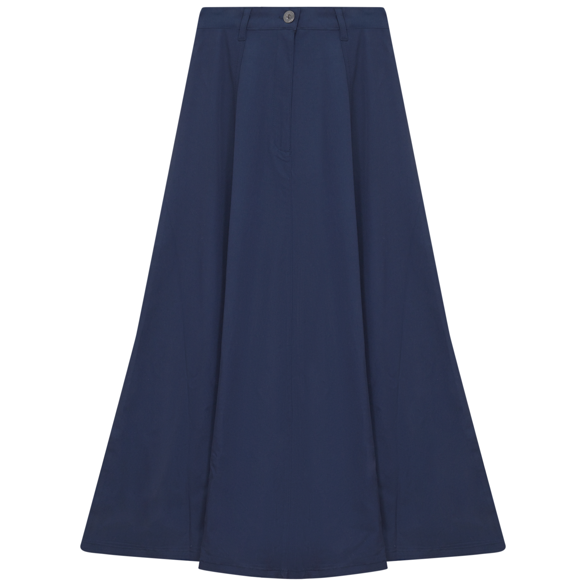 Cotton Maxi A Line Fringe Skirt